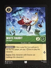 Disney Lorcana Winterspell White Rabbit - Late Again 89/204 NM