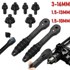 2 in 1 Drill Chuck Ratchet Two-head Spanner Key Drill Chuck Ratchet Wrench Tool