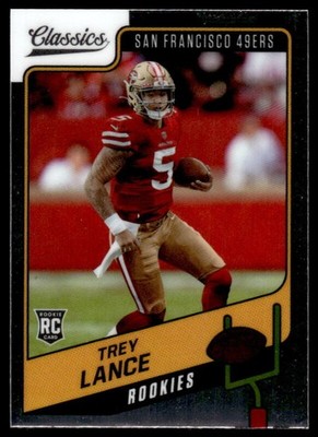 2021 PANINI CLASSICS TREY LANCE 153 PREMIUM EDITION SILVER RC 49ERS