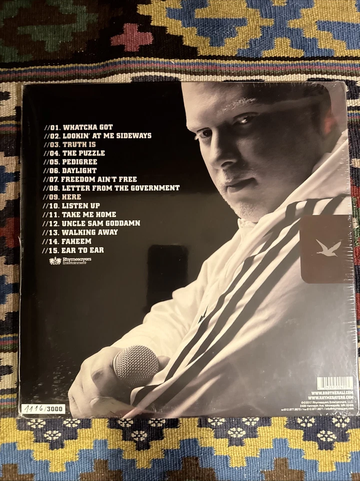 Brother Ali, the Undisputed Truth , RSD 2017 Vinyl LP Sealed - Image 2 of 2