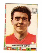 figurine - CILE FOOTBALLERS LIGHTNING 1962 REC - NUMBER 205 SWITZERLAND WUTTRICH