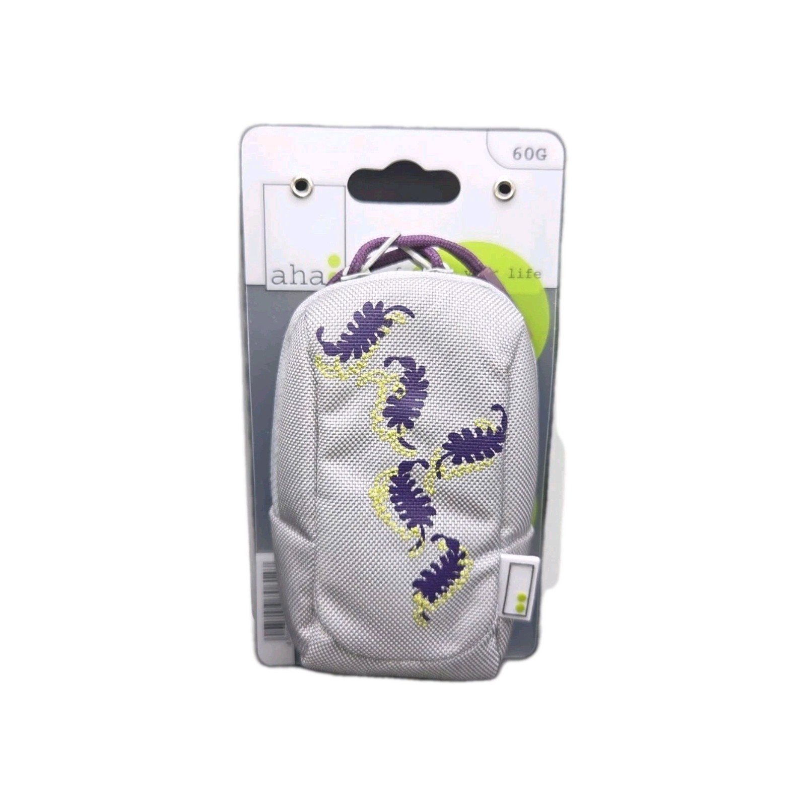Hama aha Fashion Your Life Silver Camera Case Carry Pouch Bag With Neck Strap