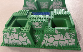 RARE LEGO Adventurers Baseplate 30271 Amazon Ancient Ruins 5986 Platform. 1999