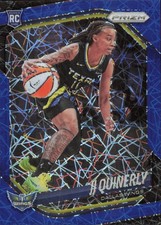 2025 Panini Prizm WNBA #95 JJ Quinerly Blue Velocity Prizms