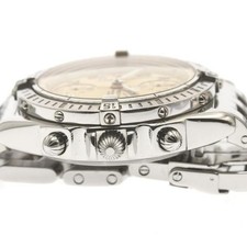 BREITLING CHRONOMAT A13352 39mm SS Beige Dial Automatic Chronograph Date #C466 3