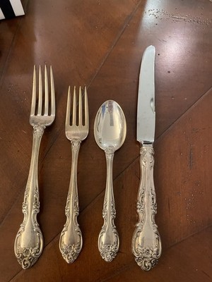 Gorham Melrose sterling silver 4-piece flatware set