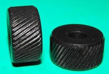 1 pair of Spiral HSS knurling wheels 3/4x1/4"x1/4" fine pitch knurls 21TPI