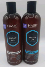 Hask Repairing Shampoo & Conditioner with Argan Oil  Strengthens & Restore 12 Oz