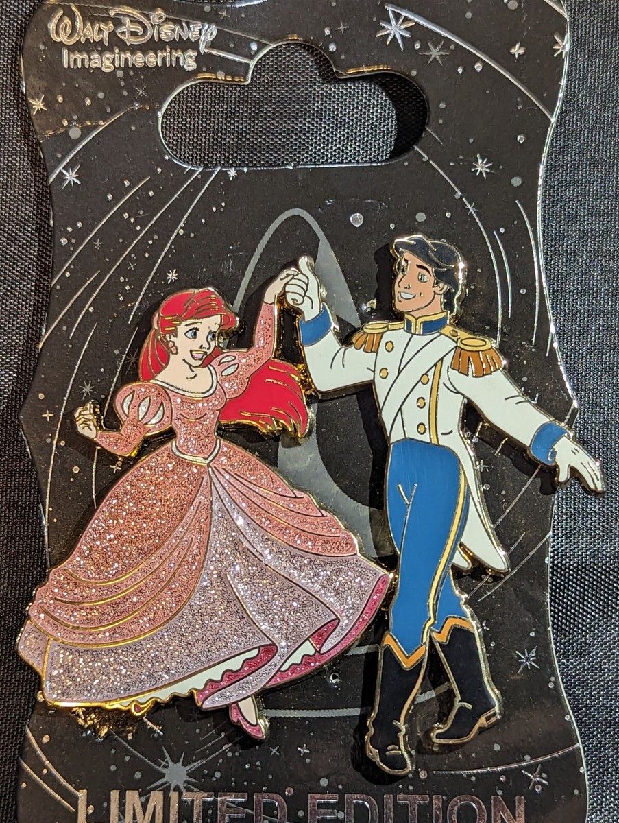 ディズニー　アリエル　ピンバッジ　wdi Disney WDI Ariel Pins- Heroine Profile And Dancing Princess