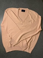 Vintage Jantzen USA Women  s Salmon V Neck Sweater