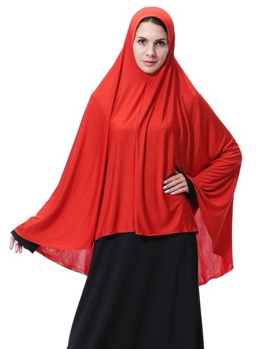 Women Muslim Long Khimar Hijab Overhead Niqab Prayer Caftan Islamic Burqa Abaya - Picture 169 of 179
