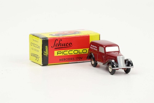1:90 Schuco Piccolo Mercedes-Benz 170V Colección Clásica Rojo Oscuro-Negro