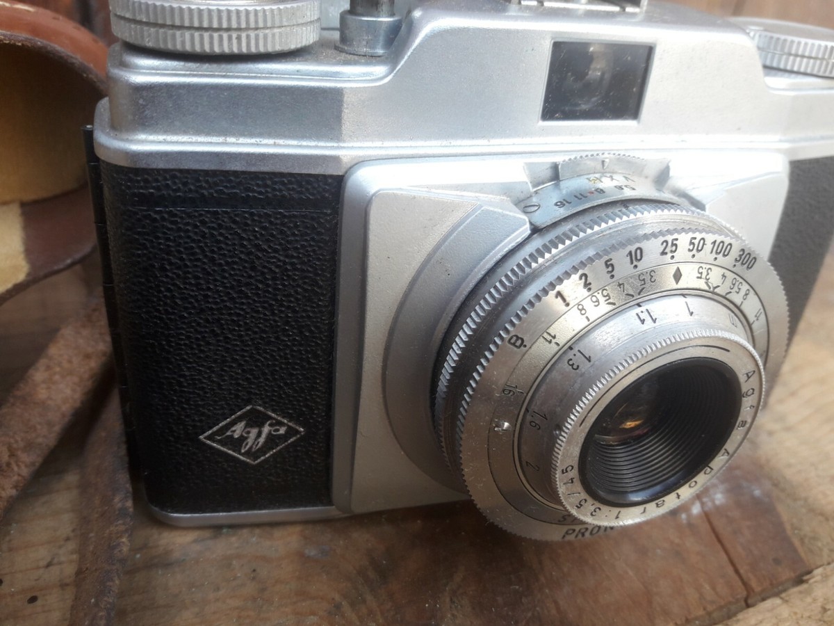 Appareil Photo Argentique Agfa Prontor – Modèle De Collection, état Vintage, Fonctionnel