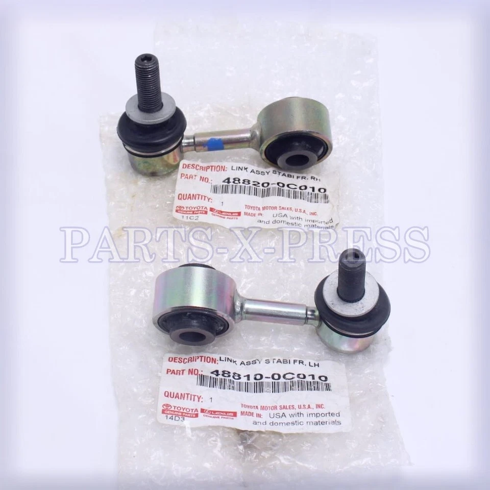 NEW OEM GENUINE TOYOTA TUNDRA SEQUOIA RIGHT & LEFT STABILIZER BAR LINKS SET OF 2 Foto 3 de 4