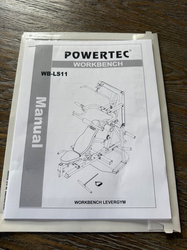 Powertec Home Gym LeveryGym Workbench - Nice Set with weights | eBay