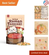 Ramen Toppings - Dried Ramen Toppings with Seafood and Vegetables Mix - Ramen...