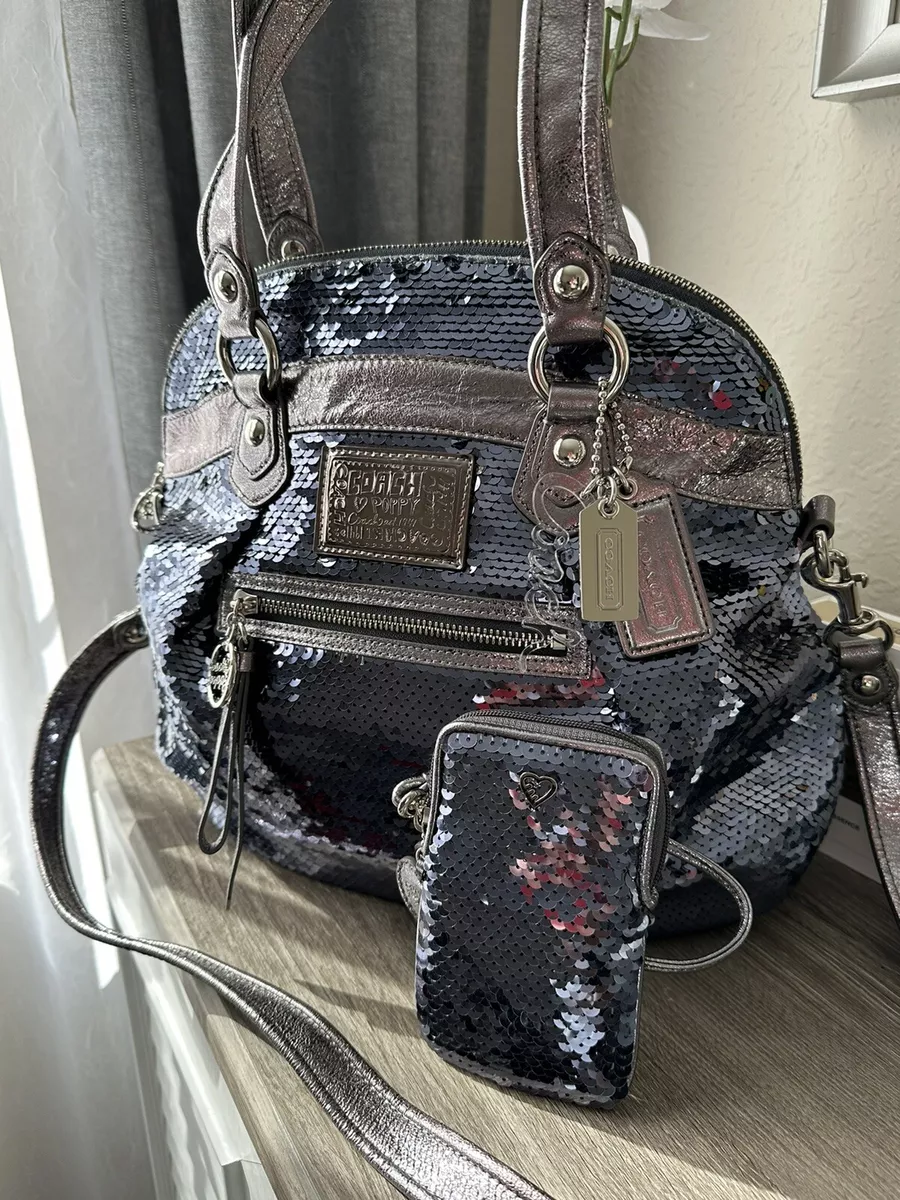 Coach Poppy Sequin Spotlight 13821. Spotless. W/Box for Sale in Melrose  Park, IL - OfferUp