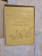 Our Baby  s First Seven Years Memory Book Vintage 1975