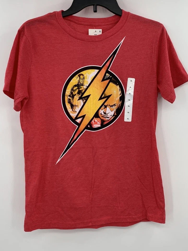 The Flash Boys Size XL Short Sleeve T-Shirt￼ Red New With Tags. ￼￼ Free Shipping - Image 4 of 4