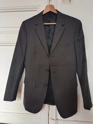 90s Vintage  Yohji Yamamoto  Durban A.A.R two-piece grey striped suit  - Photo 1/4