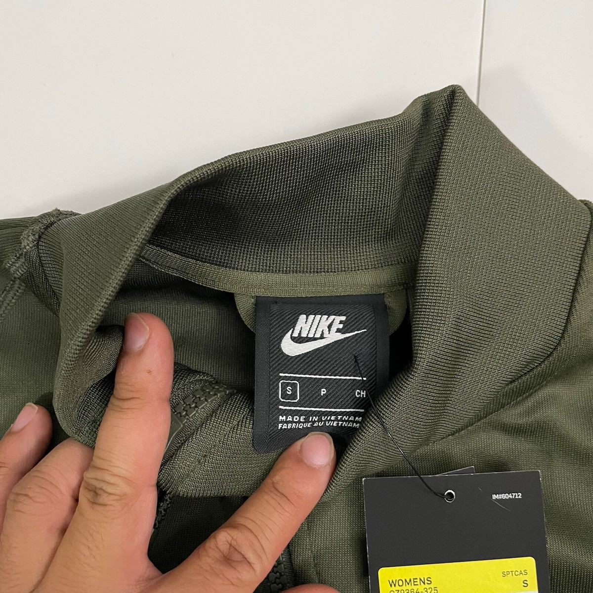 $85 Womens Size S Nike NSW Asymmetrical Zipper Track Jacket