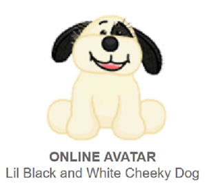 Webkinz Classic Lil Black & White Cheeky Dog *Code Only* | eBay