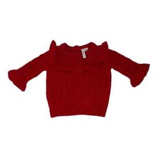 Janie and Jack cable knit and ruffle sweater