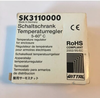 Rittal Schaltschrank Temperaturregler 5-60°C SK3110000 RAL7035 NEU OVP