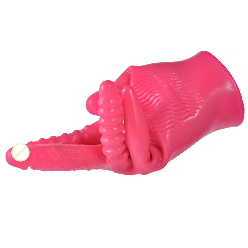 Vibrating Sex Massager Gloves Masturbation SM For Couple Women Vagina  Stimulator | eBay