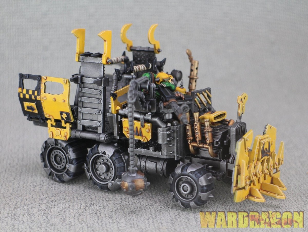 4 Truck Ork 40k Old School - Figurines Warhammer 40K Games Workshop En Plomb