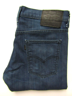 Levi's  508 jeans regular tapered men's W30 L32 dark blue stretch denim LEVD053