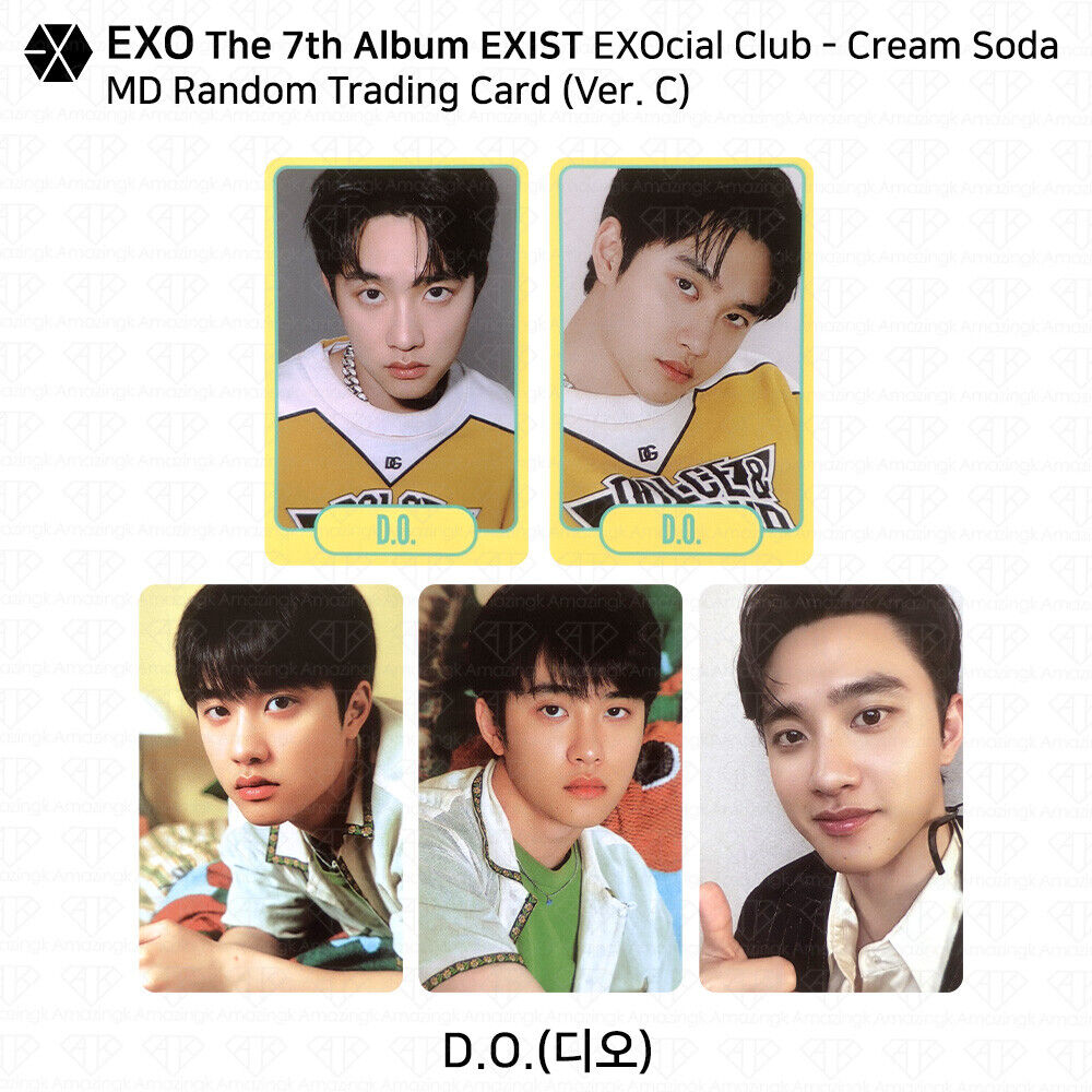 EXO 7th Album EXIST EXOcial Club Cream Soda MD Random EXO 7th Album EXIST EXOcial Club Cream Soda MD Random