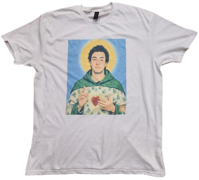 Saint LUIGI  MANGIONE Men's  T-shirt white LUIGI CEO