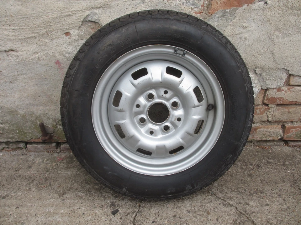 Reserverad VW Polo 86C Bj.1990.155/70 SR13.4,5x13ET60. - Bild 3 von 4