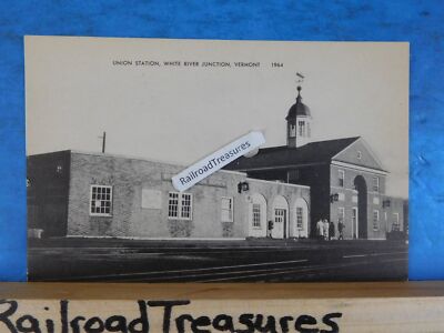 Postcard Union Station White River Junction Vermont 1964