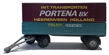 TEKNO Trailer 452 Die Cast Collectible Model | PORTENA V.B. | Made In Holland