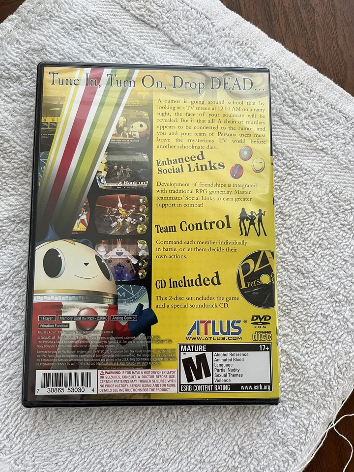 PERSONA 4 PS2 BRAND NEW + ARTBOOK - Image 3 of 4