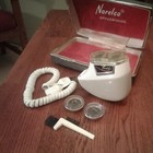 NORELCO SPEEDSHAVER DOUBLE HEAD ELECTRIC RAZOR & 2 REPLACEMENT HEADS & CORD CASE — photo 1