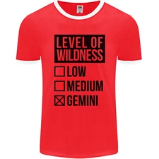 Levels of Wildness Gemini Mens Ringer T-Shirt FotL
