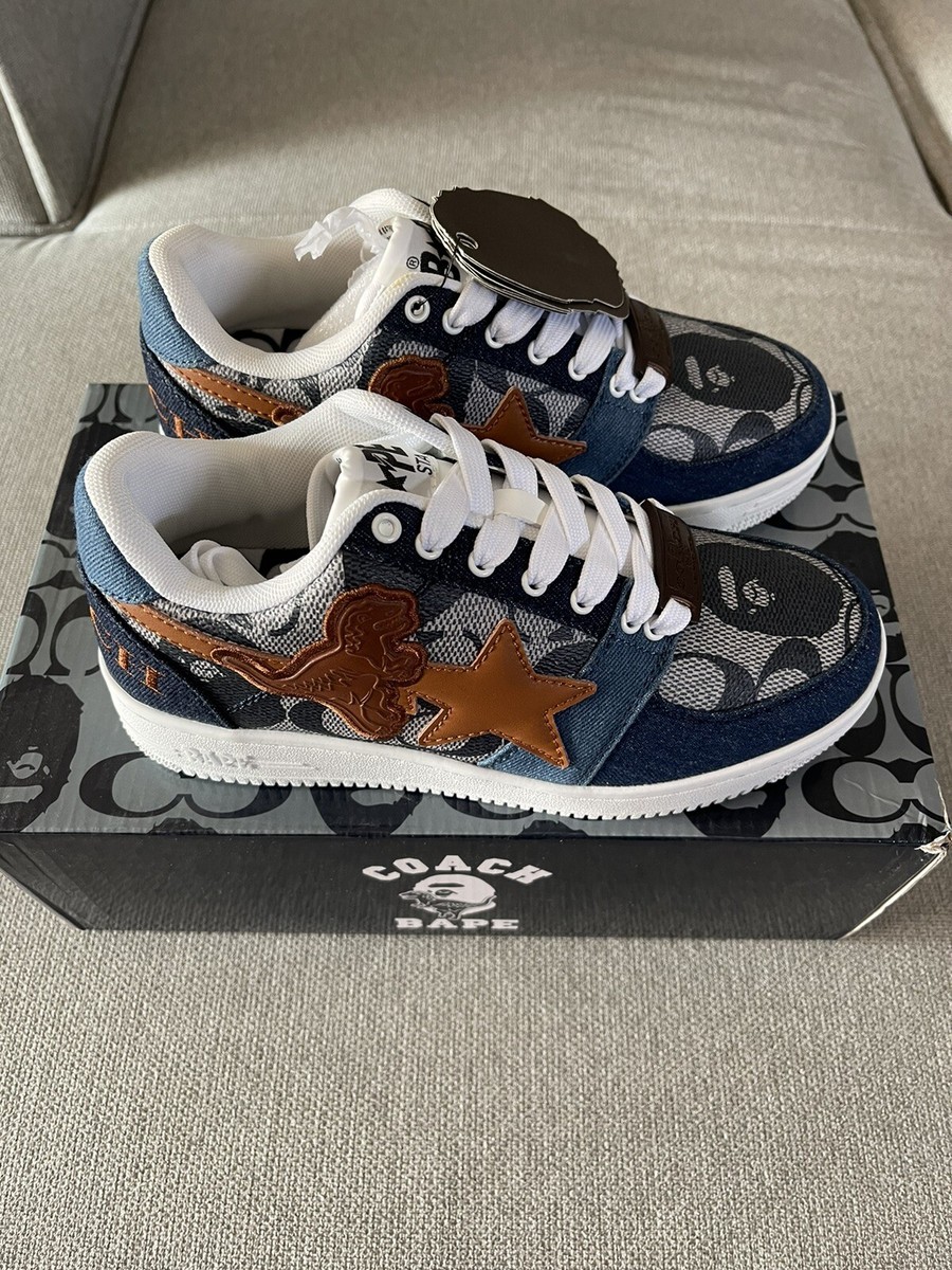 A Bathing Ape BAPE X COACH Ladies Bape Sta Low Size 5.5 A Bathing Ape BAPE X COACH Ladies Bape Sta Low Size 5.5