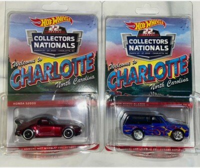 HOT WHEELS HONDA S2000 + Chevy Blazer CHARLOTTE NATIONALS 