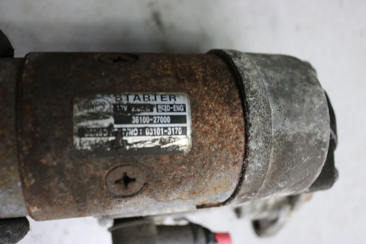 Anlasser / Starter Hyundai Santa Fe CRDi Diesel 3610027000 | eBay