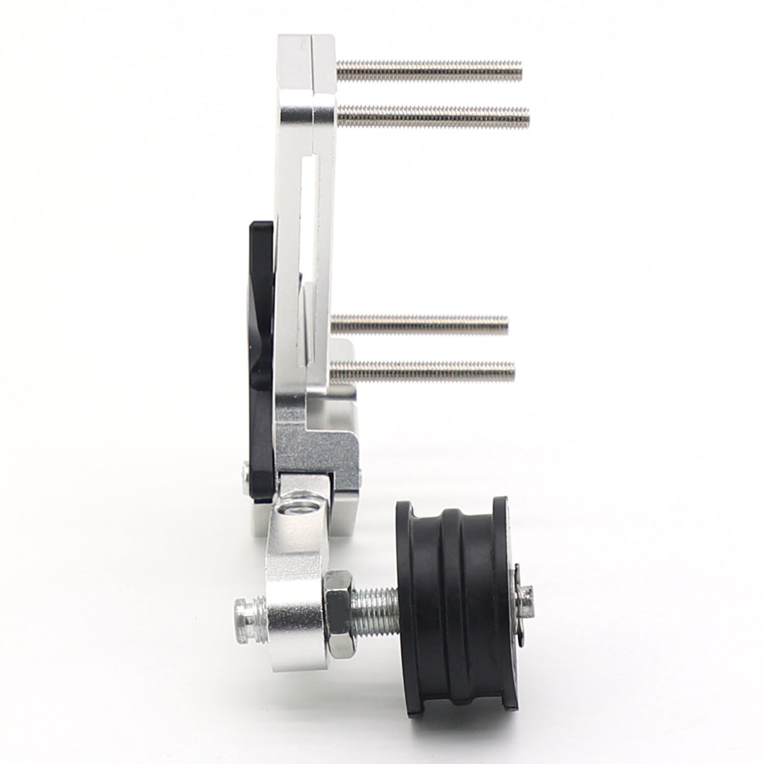 Silver Adjuster Chain Tensioner Bolt On Roller Motorcycle Chopper ATV