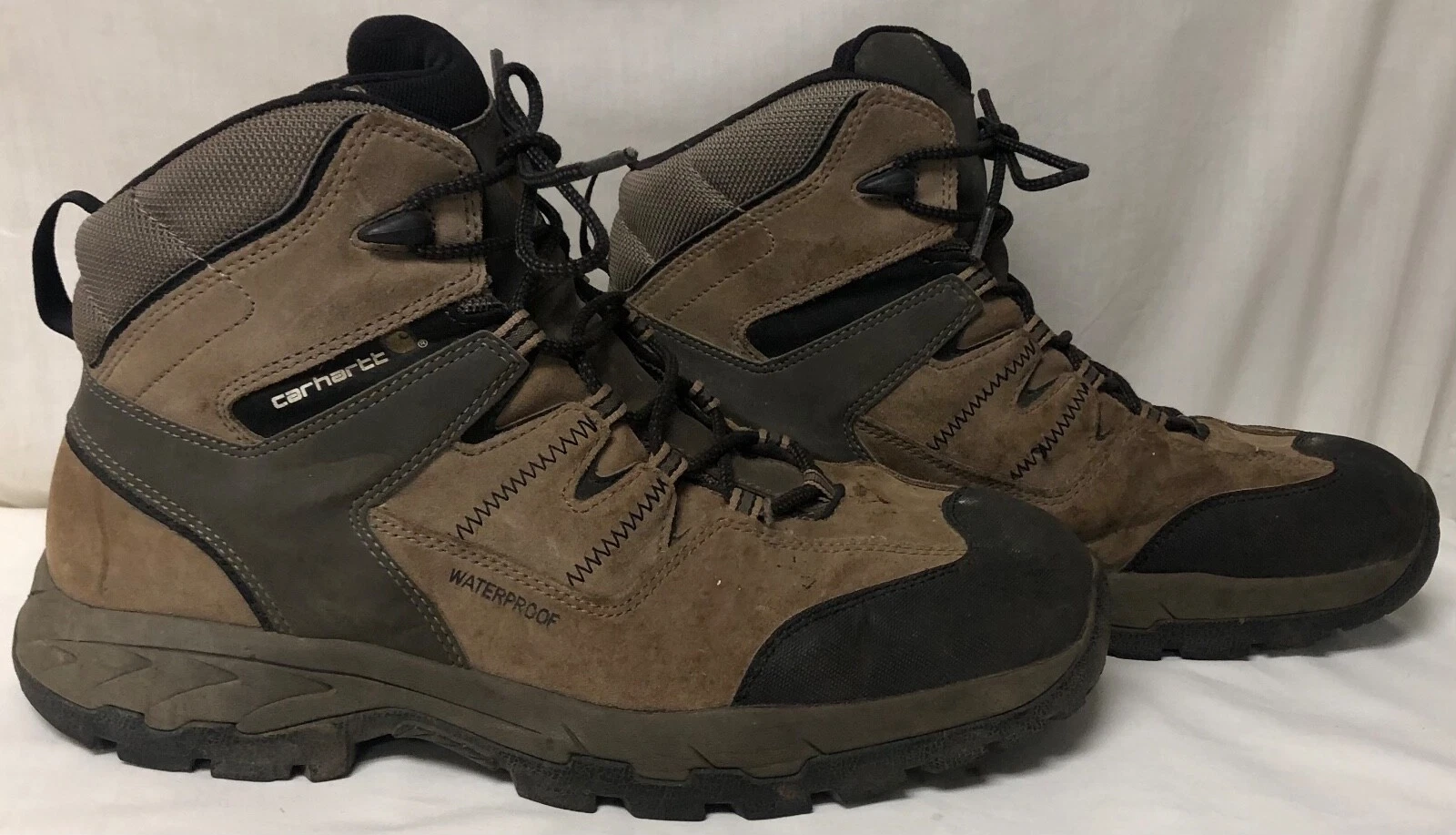 CARHARTT EH HIKING OUTDOOR STYLE WATERPROOF WORK SAFETY BOOTS # 3757 MENS 13 D