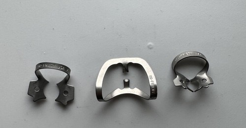 Dental Rubber Dam Clamp Stain Steel Kit /3 Pieces | Assorted | HU FRIEDY