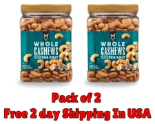 Member's Mark Roasted Whole Cashews with Sea Salt, 33 oz. 2 Pack