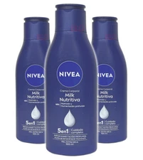 NIVEA Body Cream Lotion MILK NUTRITIOUS Moisturizer Crema Corporal 100ml = 3.4oz