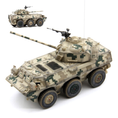 UNISTAR 1/72 China PLL-05 wheeled self-propelled howitzer model desert digital