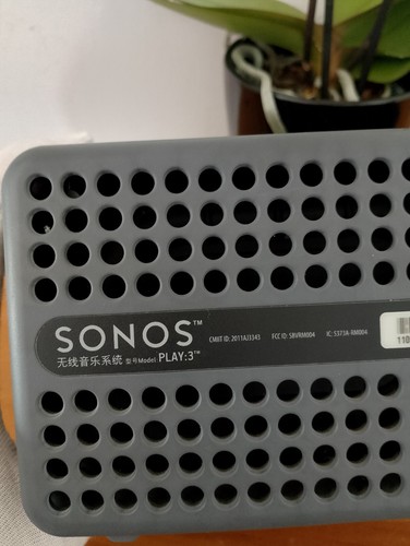 Altavoz Inalámbrico Sonos PLAY:3 Negro/Gris | Probado | Excelente Sonido y Estado - Imagen 5 de 11