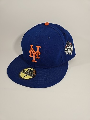 New York Mets 2015 World Series Baseball On-Field Cap New Era 59Fifty Size 7